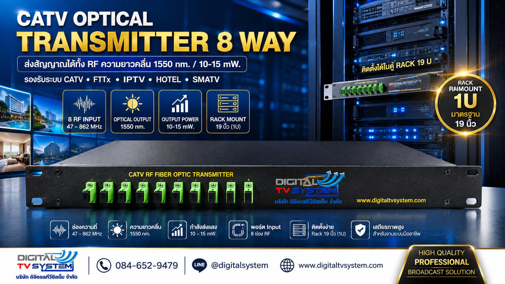 RF over Optical Fiber Transmitter and Receiver for Secure Data Transport - Image 3
